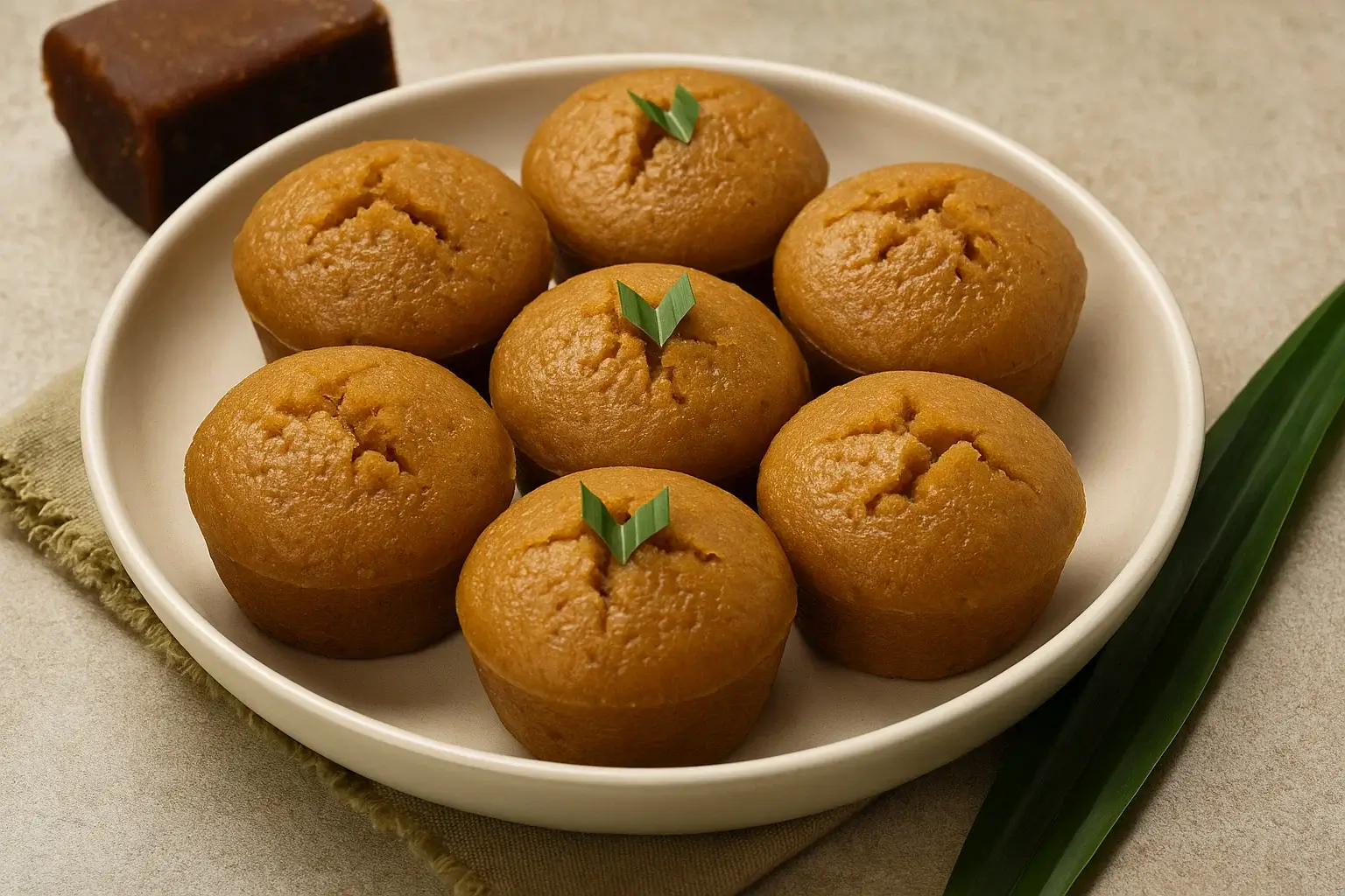 Kue Apem Gula Merah Kukus