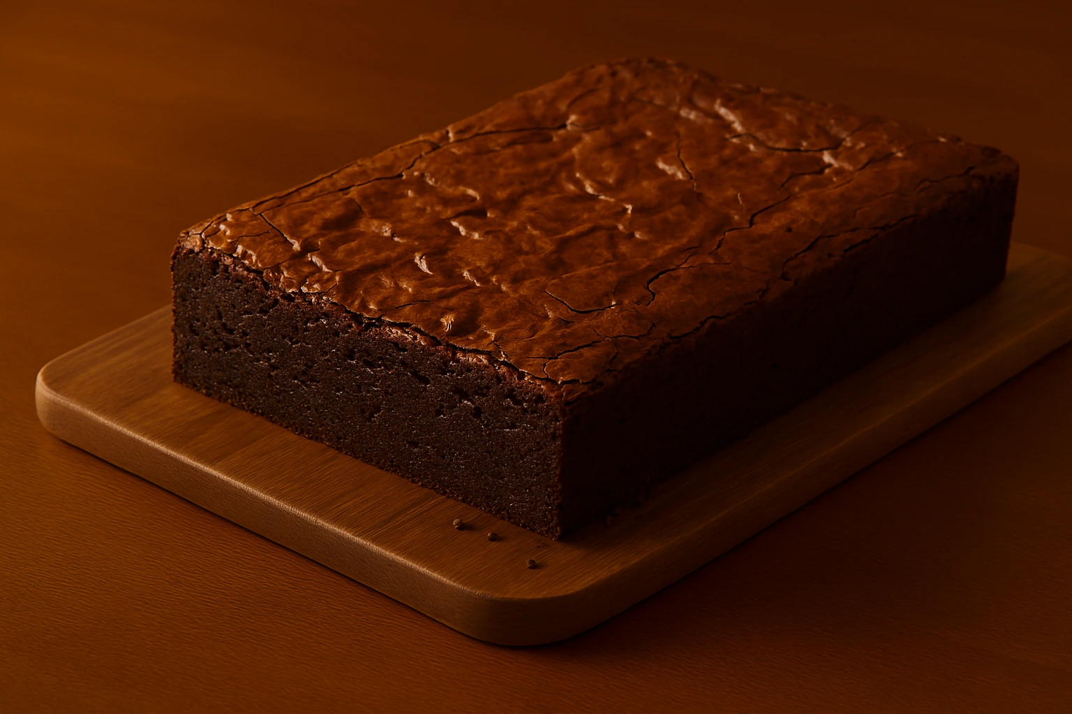 Brownies Panggang Shiny Crust