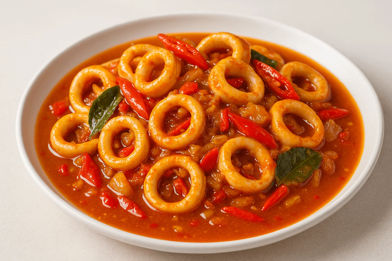 Cumi Saus Padang Pedas Menggugah Selera