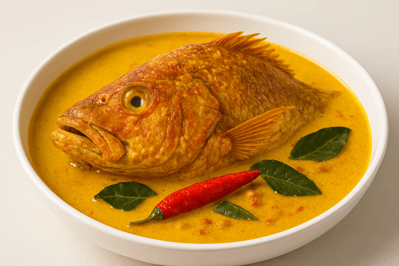 Gulai Kepala Ikan Kakap Khas Padang