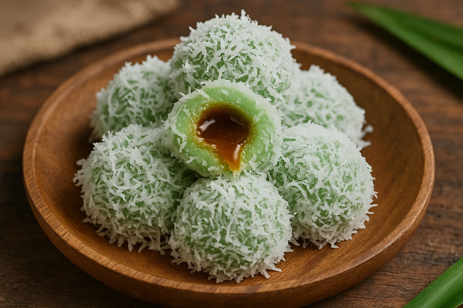 Klepon Bola Ketan Gula Merah