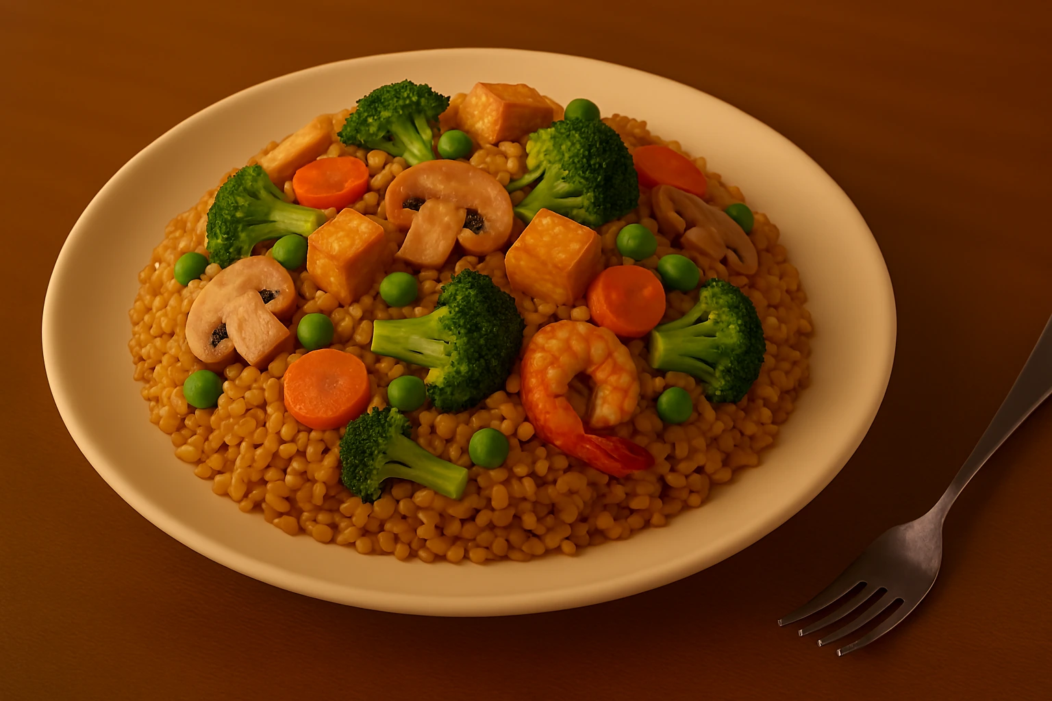 Nasi Goreng Vegan Sayuran