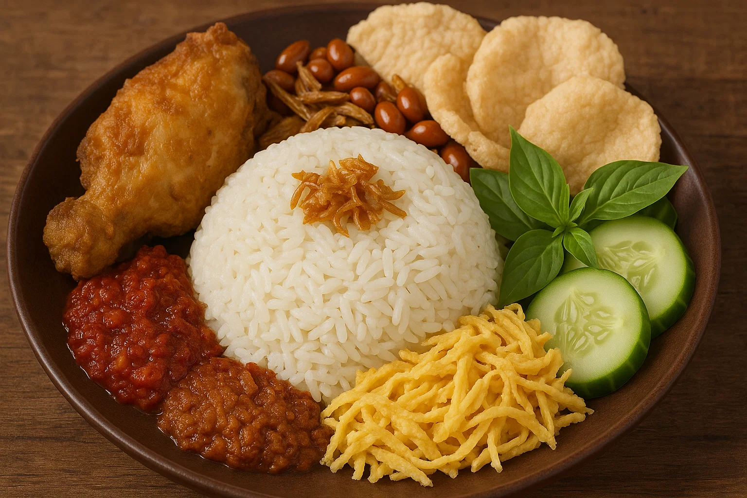 Nasi Uduk Komplit