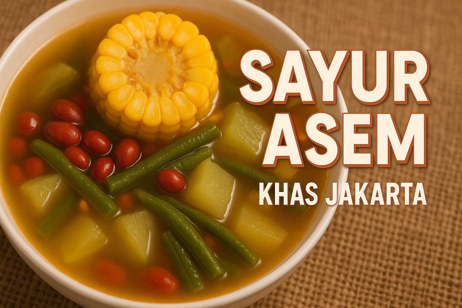 Sayur Asem Khas Jakarta