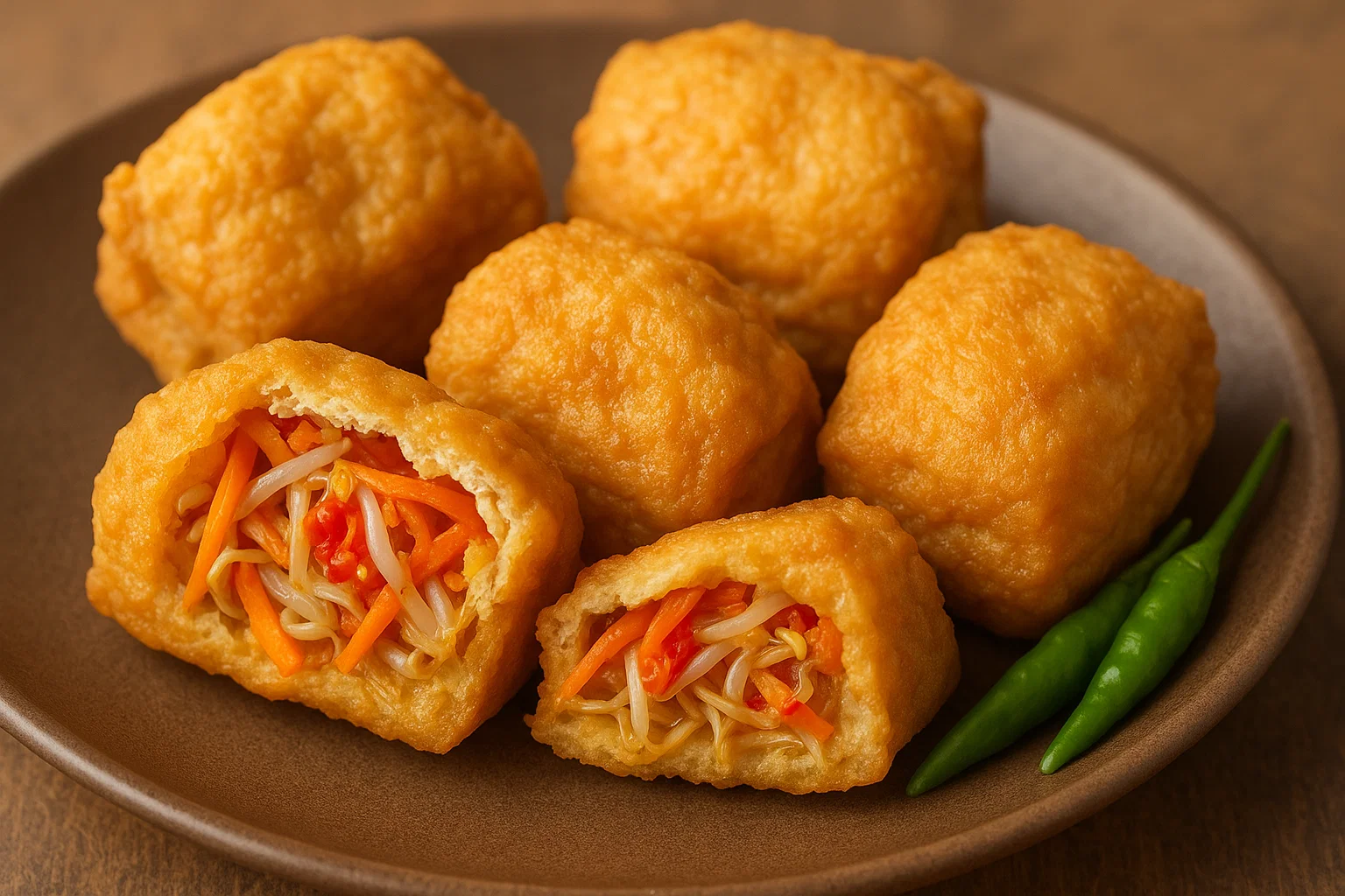 Tahu Isi Sayur Pedas (Tahu Mercon)